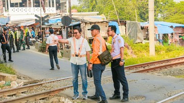 Perlintasan Kereta Cisauk Resmi Ditutup