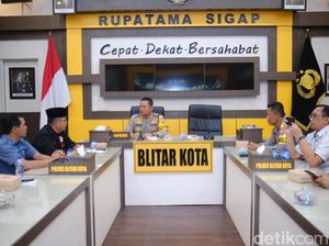Perguruan Silat di Kota Blitar Diajak Jaga Situasi Aman dan Damai