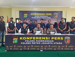 Polisi Tangkap 5 Pencuri Motor di Pademangan Jakut