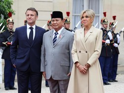 Prabowo Hadiri Pembukaan Olimpiade Paris 2024, Disambut Presiden Macron