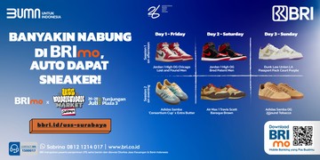 Banyakin Nabung di BRImo, Auto Dapat Sneakers Eksklusif! Ini Caranya