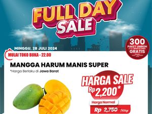 Harga Mangga di Transmart Full Day Sale Murah Meriah, Dijamin Auto Borong!