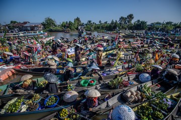 500 Pedagang Kumpul Bareng di Festival Pasar Apung Lok Baintan