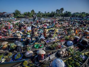 500 Pedagang Kumpul Bareng di Festival Pasar Apung Lok Baintan
