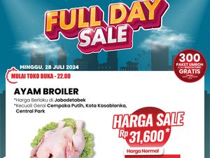 Daging Ayam Broiler Murah Banget di Transmart Full Day Sale, Cuma Rp 28 Ribuan