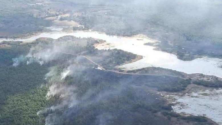 7 Helikopter Dikerahkan untuk Water Bombing di Empat Daerah Sumsel