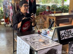 Seniman Karikatur di Bali Masih Eksis di Tengah Gempuran Teknologi AI