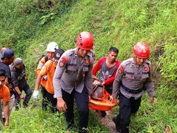 Nenek Pencari Rumput Jatuh ke Jurang di Cangkringan Sleman