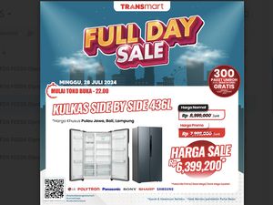 Merapat ke Transmart Sekarang! Beli Kulkas Dua Pintu Hemat Rp 2,6 Jutaan