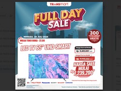 LED TV 65 UHD Smart Diskon Jumbo di Transmart Full Day Sale