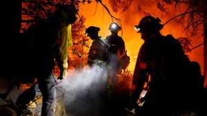 Kebakaran Hutan gegara Cuaca Ekstrem, California Membara