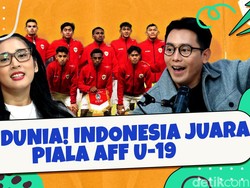 Top Dunia! Indonesia Juara Piala AFF U-19