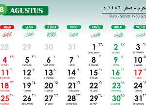 Tanggal Hijriah Hari Ini 16 Agustus 2024, Cek Informasinya di Sini! Tanggal Hijriah Hari Ini 16 Agustus 2024, Cek Informasinya di Sini!