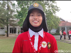 Kisah Keynina, Capaskibraka Asal Yogyakarta yang Ingin Jadi Dokter Polisi