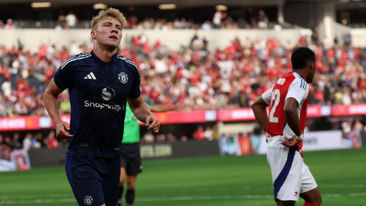 Rasmus Hojlund memulihkan diri dengan baik. (Foto: USA TODAY Sports via Reuters Con/Kiyoshi Mio)