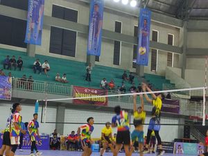 42 Klub Bola Voli Ramaikan Bhayangkara Cup di Bojonegoro