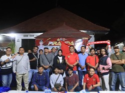 Sinergitas Polisi-Jurnalis Probolinggo Lewat Nobar Final AFF U-19 2024