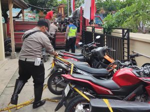 Dua Kelompok Siswa SMP di Tulungagung Nyaris Tawuran, 33 Motor Disita Dua Kelompok Siswa SMP di Tulungagung Nyaris Tawuran, 33 Motor Disita