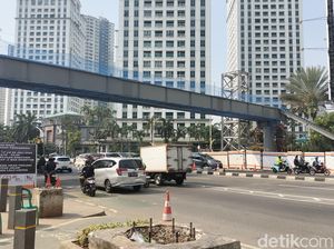 Warga Harap Pembangunan JPO Depan Citywalk Sudirman Cepat Selesai