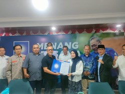 Ratu Zakiyah-Najib Hamas Resmi Diusung PAN-NasDem di Pilbup Serang