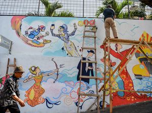 Warna-warni Mural Percantik Wisata Kampung Braga