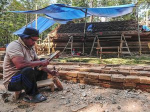 Potret Candi Koto Mahligai yang Hampir Rampung Dipugar Potret Candi Koto Mahligai yang Hampir Rampung Dipugar