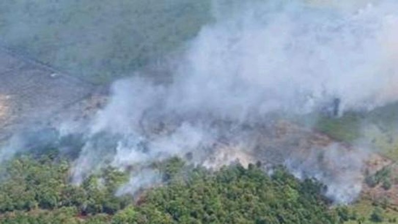 BPBD Sumsel Water Bombing 107 Kali Atasi Karhutla di Musi Banyuasin