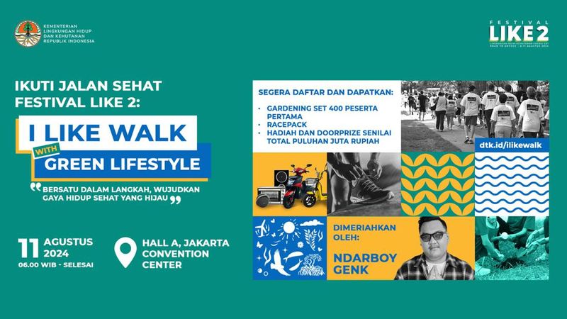 Yuk Ikut Jalan Sehat Bareng di 'I LIKE WALK', Dimeriahkan Ndarboy Genk!