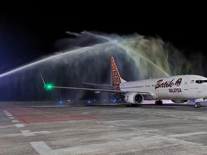 Terbang dari Kuala Lumpur, Batik Air Malaysia Mendarat Perdana di Lombok