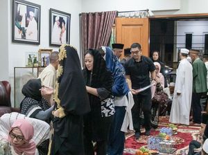 Hadiri Tahlilan di Rumah Duka, Puan Kenang Warisan Ilmu Hamzah Haz Hadiri Tahlilan di Rumah Duka, Puan Kenang Warisan Ilmu Hamzah Haz