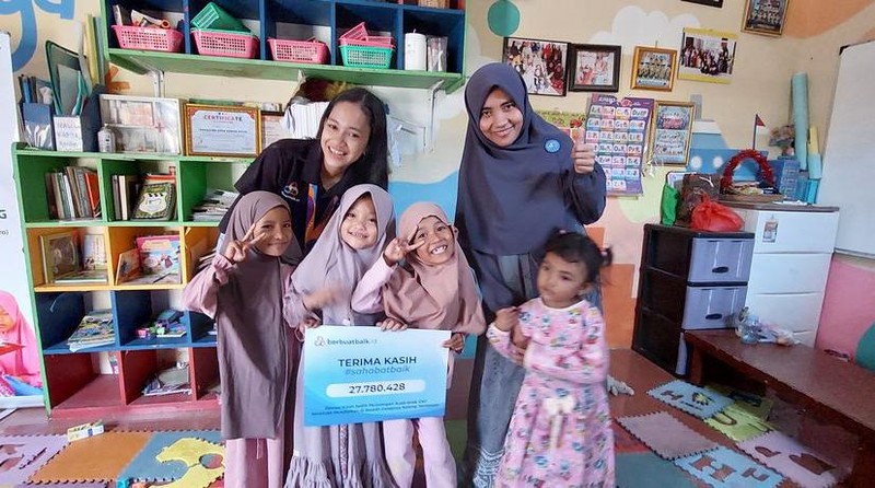 Sahabat Baik Bantu Kondisi Rumah Belajar Merah Putih Semakin Baik