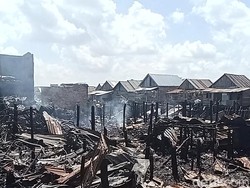 Ratusan Jiwa Kehilangan Tempat Tinggal Imbas Kebakaran di Ogan Ilir
