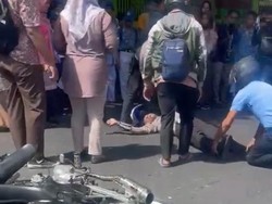 Apes Siswa SMK di Ternate Tabrak Polantas gegara Hindari Razia Kendaraan