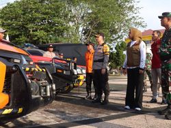 Bupati, Kapolres hingga Dandim Gelar Apel Pencegahan Karhutla di Inhu