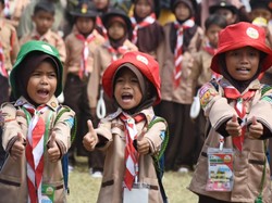 Harapan Bupati Karawang ke Pramuka Saat Buka Kemah Terpadu