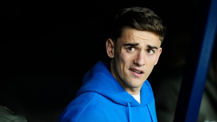 Gavi central midfield of Barcelona and Spain prior the UEFA Champions League quarter-final second leg match between FC Barcelona and Paris Saint-Germain at Estadi Olimpic Lluis Companys on April 16, 2024 in Barcelona, Spain. (Photo by Jose Breton/Pics Action/NurPhoto via Getty Images)