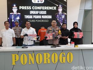 Kurir Narkoba di Ponorogo Ditangkap, Segini BB yang Diamankan