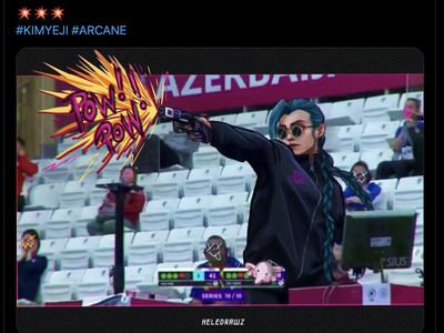 Kim Yeji Vs Yusuf Dikec, Adu Keren Meme Shooting Stars Olimpiade 2024