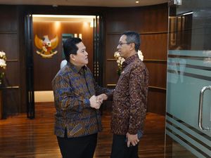 Ajak Heru Budi Keliling Kantornya, Erick Thohir Ungkap Ada Ruang Tenang