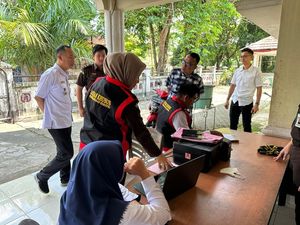 Kejari Geledah Rumah Plt Kadis PMD Muba Dugaan Korupsi Aplikasi SANTAN