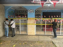 Polisi Segel Wensen School TKP Bayi dan Balita Dianiaya Meita Irianty