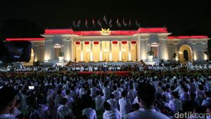 Potret Zikir Kebangsaan Jelang HUT Ke-79 RI di Istana