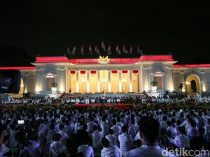 Potret Zikir Kebangsaan Jelang HUT Ke-79 RI di Istana Potret Zikir Kebangsaan Jelang HUT Ke-79 RI di Istana