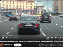 Prabowo Bertemu Vladimir Putin, Naik Mobil Rusia Aurus Senat