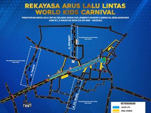 Ini Rekayasa Lalu Lintas Saat Digelarnya Jember Fashion Carnival Ini Rekayasa Lalu Lintas Saat Digelarnya Jember Fashion Carnival