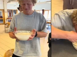 Pria Ini Raih Rekor Dunia Lahap 1 Kg Bubur Oatmeal dalam Semenit