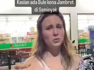 Polisi Buru Penjambret Bule di Seminyak