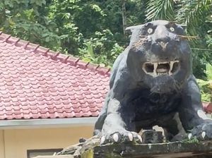 5 Fakta Tentang Wajah Lucu Patung Macan Polsek Purwaharja Banjar 5 Fakta Tentang Wajah Lucu Patung Macan Polsek Purwaharja Banjar