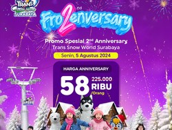 Khusus Ultah Trans Snow World Surabaya, Tiket Fro2enversary Cuma Rp 58 Ribu