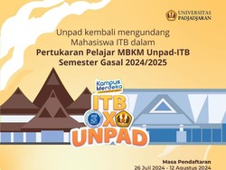 Mahasiswa ITB Bisa Kuliah di Unpad 1 Semester, Begini Caranya!